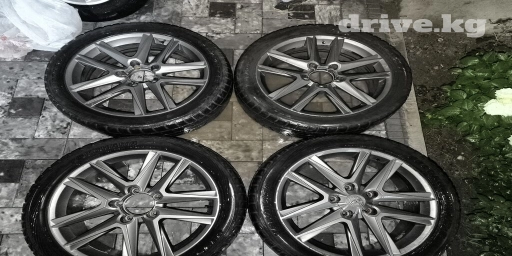 Колеса в сборе 285 / 45 / R 22, Зима, Б/у, Комплект, Внедорожные (АТ/МТ), Литые, отверстий - 5