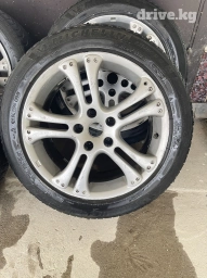 Колеса в сборе 225 / 50 / R 17, Зима, Б/у, Комплект, Литые, отверстий - 5