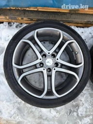 Колеса в сборе 245 / 40 / R 18, Лето, Б/у, Комплект, Легковые, Литые, отверстий - 5