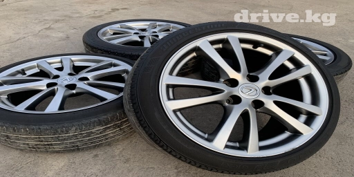 Колеса в сборе 255 / 40 / R 18, Лето, Б/у, Комплект, Легковые, Литые, отверстий - 5