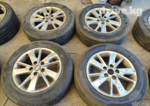 Колеса в сборе R 16, Лето, Б/у, Комплект, Легковые, Литые