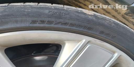 Колеса в сборе 235 / 45 / R 18, Всесезонная, Б/у, Комплект, Легковые, Литые, отверстий - 5