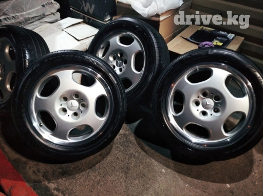 Колеса в сборе 225 / 55 / R 16, Всесезонная, Б/у, Комплект, Легковые, Литые, отверстий - 5