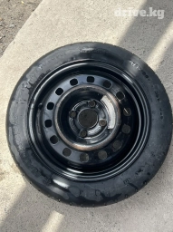 Колеса в сборе R 15, Всесезонная, Б/у, Запаска, Легковые, Железные, отверстий - 4