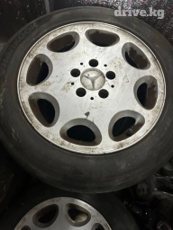 Колеса в сборе 215 / 55 / R 16, Лето, Б/у, Комплект, Легковые, Литые, отверстий - 5