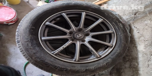 Колеса в сборе 225 / 65 / R 16, Лето, Б/у, Комплект, Внедорожные (АТ/МТ), Литые, отверстий - 4