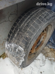 Колеса в сборе 205 / 60 / R 15, Зима, Б/у, 1 шт, Легковые, Железные, отверстий - 5