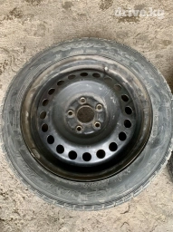 Колеса в сборе 205 / 55 / R 16, Зима, Б/у, Комплект, Легковые, Железные, отверстий - 5