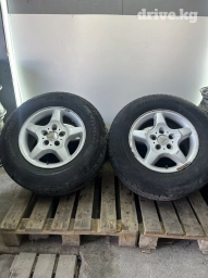 Колеса в сборе 255 / 65 / R 16, Лето, Б/у, Комплект, Внедорожные (АТ/МТ), Литые, отверстий - 5