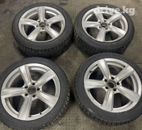 Колеса в сборе 245 / 45 / R 18, Б/у, Легковые, Литые, отверстий - 5