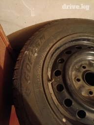 Колеса в сборе 205 / 65 / R 15, Зима, Б/у, Комплект, Легковые, Железные, отверстий - 4