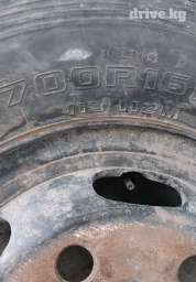 Колеса в сборе 215 / 70 / R 16, Лето, Б/у, Комплект, Грузовики/Автобусы, Железные, отверстий - 6