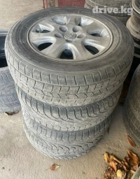 Колеса в сборе 205 / 60 / R 15, Зима, Б/у, Комплект, Легковые, Литые, отверстий - 5