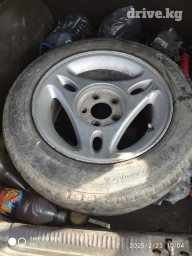 Колеса в сборе 195 / <25 / R 15, Всесезонная, Б/у, 1 шт, отверстий - 5