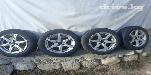 Колеса в сборе R 14, Лето, Б/у, Комплект, Легковые, Литые, отверстий - 4