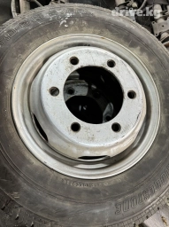 Колеса в сборе 195 / R 15, Лето, Б/у, Комплект, Легкий коммерческий транспорт (C/LT), Железные, отверстий - 6