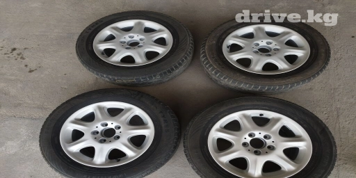 Колеса в сборе 225 / 60 / R 16, Лето, Б/у, Комплект, Легковые, Литые, отверстий - 5