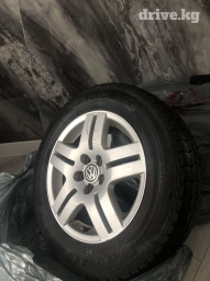 Колеса в сборе R 15, Б/у, Комплект, Литые, отверстий - 5