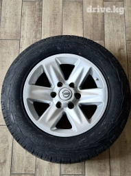 Колеса в сборе 245 / 65 / R 17, Лето, Б/у, Комплект, Внедорожные (АТ/МТ), Литые, отверстий - 6