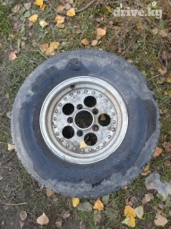 Колеса в сборе 235 / 75 / R 15, Всесезонная, Б/у, 1 шт, Внедорожные (АТ/МТ), Литые, отверстий - 5