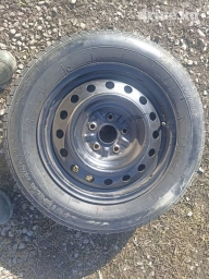 Колеса в сборе 215 / 60 / R 16, Всесезонная, Б/у, 1 шт, Легковые, Железные, отверстий - 5