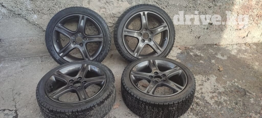 Колеса в сборе 215 / 45 / R 17, Зима, Б/у, Комплект, Легковые, Литые, отверстий - 5