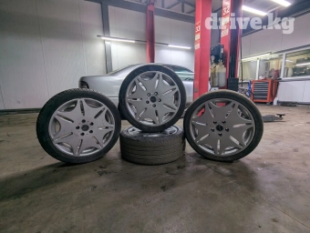 Колеса в сборе 225 / 45 / R 18, Лето, Б/у, Комплект, Легковые, Литые, отверстий - 5