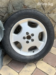 Колеса в сборе R 17, Всесезонная, Б/у, Запаска, Внедорожные (АТ/МТ), Литые, отверстий - 5
