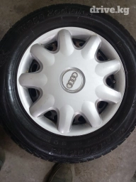 Колеса в сборе 195 / 65 / R 15, Лето, Б/у, Пара, Легковые, Железные, отверстий - 5
