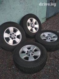 Колеса в сборе 265 / 65 / R 17, Всесезонная, Б/у, Комплект, Внедорожные (АТ/МТ), Литые, отверстий - 6