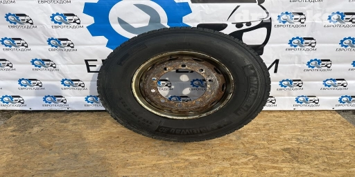 Колеса в сборе 315 / 70 / R 22,5, Всесезонная, Б/у, 1 шт, Грузовики/Автобусы, Железные, отверстий - 10