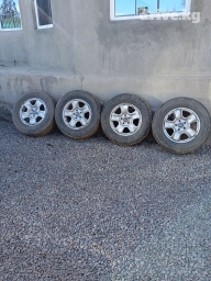 Колеса в сборе 215 / 70 / R 16, Зима, Б/у, Комплект, Легковые, Железные, отверстий - 5