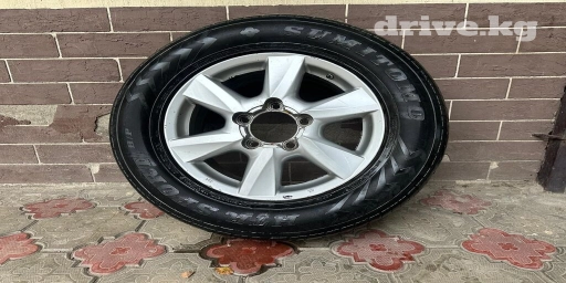 Колеса в сборе 285 / 60 / R 18, Всесезонная, Б/у, Запаска, Внедорожные (АТ/МТ), Литые, отверстий - 5