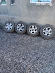 Колеса в сборе 215 / 70 / R 16, Б/у, Комплект, Железные, отверстий - 5