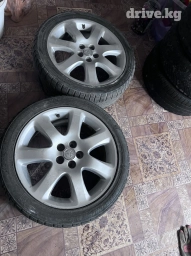 Колеса в сборе 225 / 45 / R 17, Лето, Б/у, Комплект, Легковые, Литые, отверстий - 5