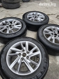 Колеса в сборе 205 / 65 / R 16, Лето, Б/у, Комплект, Легковые, Литые, отверстий - 5