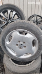 Колеса в сборе 215 / 55 / R 17, Лето, Б/у, Комплект, Легковые, Литые, отверстий - 5