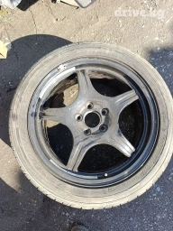 Колеса в сборе 245 / 45 / R 18, Лето, Б/у, Запаска, Легковые, Литые, отверстий - 5