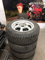 Колеса в сборе 195 / 65 / R 15, Зима, Б/у, Комплект, Легковые, Литые, отверстий - 5