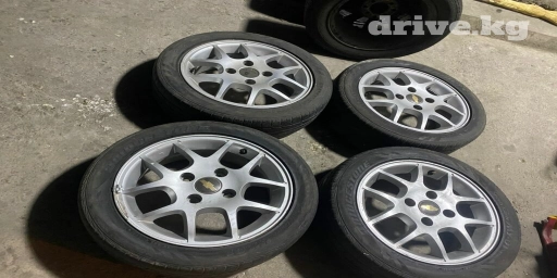 Колеса в сборе R 15, Лето, Б/у, Комплект, Легковые, отверстий - 4