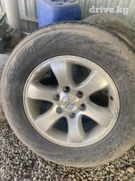 Колеса в сборе 265 / 65 / R 17, Лето, Б/у, Комплект, Внедорожные (АТ/МТ), Литые, отверстий - 6