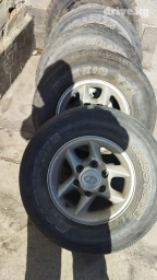 Колеса в сборе R 15, Всесезонная, Б/у, Комплект, Внедорожные (АТ/МТ), Литые, отверстий - 6