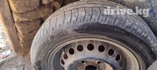 Колеса в сборе 175 / R 14, Лето, Б/у, Комплект, Легковые, Железные, отверстий - 4