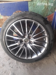 Колеса в сборе 245 / 45 / R 19, Лето, Б/у, 1 шт, Легковые, Литые, отверстий - 5