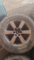 Колеса в сборе 275 / 60 / R 20, Всесезонная, Б/у, Комплект, Внедорожные (АТ/МТ), Литые, отверстий - 6