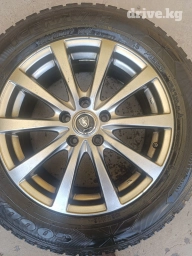 Колеса в сборе 225 / 60 / R 17, Всесезонная, Б/у, Комплект, Легковые, Литые, отверстий - 5