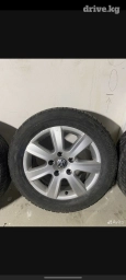 Колеса в сборе 235 / 55 / R 17, Зимняя шипованная, Б/у, Комплект, Легковые, Литые, отверстий - 5