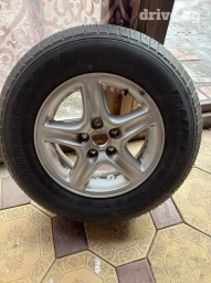 Колеса в сборе 225 / 70 / R 16, Лето, Б/у, Запаска, Легковые, Литые, отверстий - 5