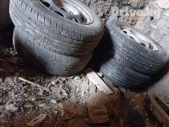 Колеса в сборе 175 / 70 / R 13, Лето, Б/у, Комплект, Легковые, Железные, отверстий - 4