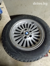 Колеса в сборе 215 / 60 / R 16, Зима, Б/у, Комплект, Легковые, Литые, отверстий - 5